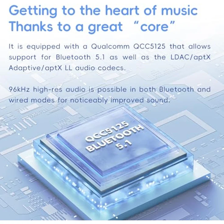 FiiO Snowsky Retro Nano, Kompakter Kopfhörerverstärker mit 32-Bit/384 kHz Unterstützung, Blau – Bild 4