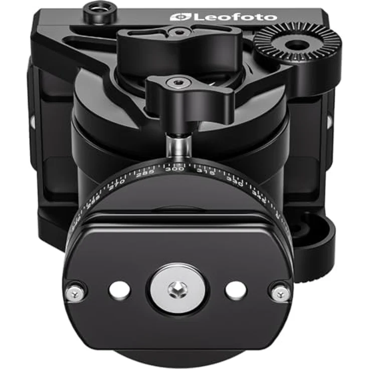 LEOFOTO Schnellwechselplatte P-BV10, Basisplatte aus 6061-T6 Aluminium für Videoneiger BV-10 und Gimbal PG-1, korrosionsbeständig, 60 x 40 mm – Bild 3