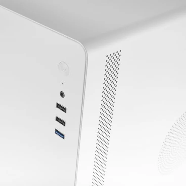 Mars Gaming Tacens ENSIS, PC ATX Gehäuse, Ganzmetall Design, Ultra-Robuste Struktur, Weiß – Bild 5