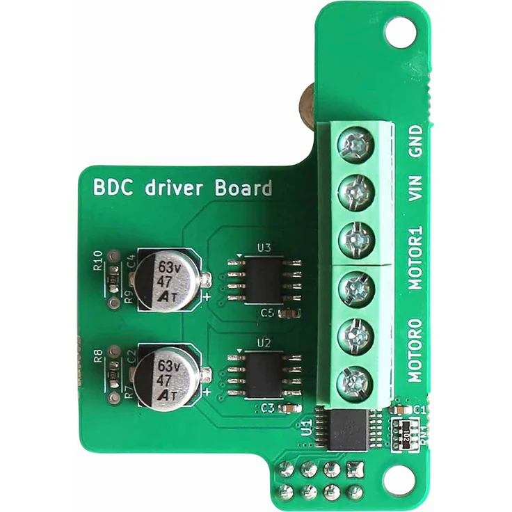 Odroid 2-Kanal DC-Motor Treiber-Board für ODROID-C5, robuste Motorregelung mit DRV8871-Treibern, Überstromschutz, einfache Montage