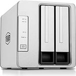 TERRAMASTER F2-223 NAS-Speicher mit 2 Bay – Hohe Leistung für SMB mit N4505 Dual-Core-CPU, 4 GB DDR4-Speicher, 2,5-GbE-Port x 2, Netzwerkspeicherserver (ohne Festplatte)