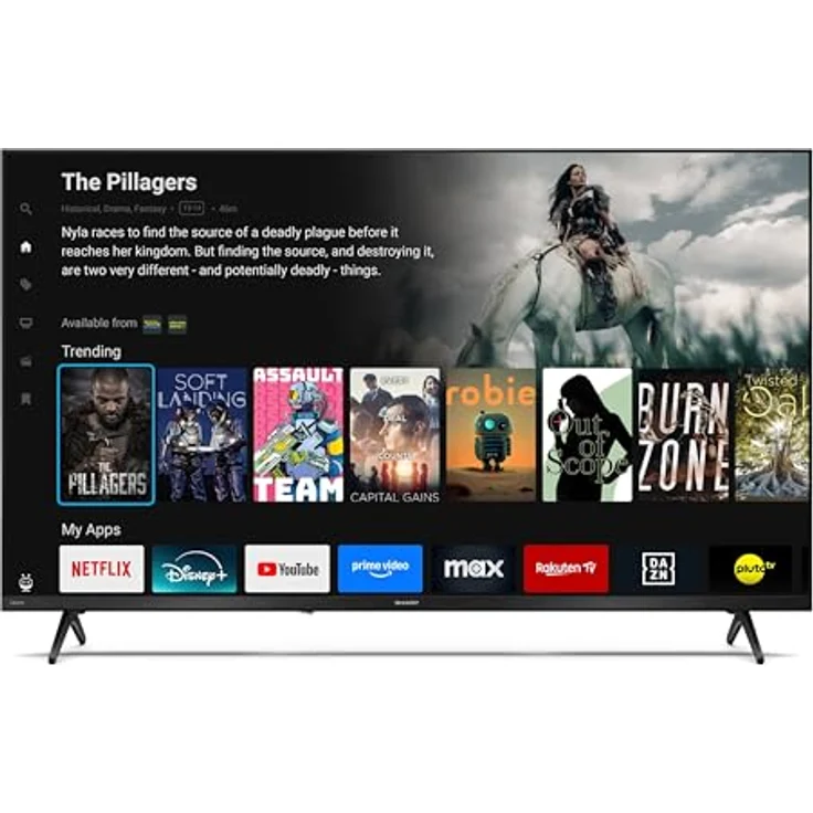 Sharp 40HE2745E, 40 Zoll Smart TV Powered by TiVo, Full HD, HDR10, Triple-Tuner, LED Fernseher – Bild 2
