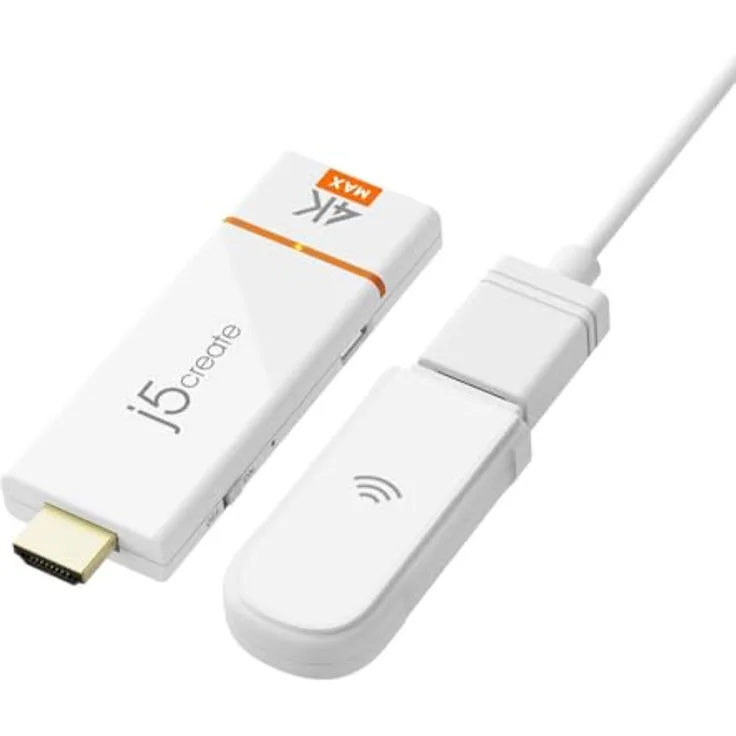 j5create JVAW76MAX, WLAN HDMI Full HD Dongle mit 4K MAX Screencast-Funktion