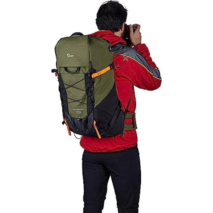 Lowepro PhotoSport X BP 35L AW Green Lin, Fotorucksack mit hängender Einsatzbefestigung und Mountaneering-spezifischem Gurtsystem, Grün – Bild 7