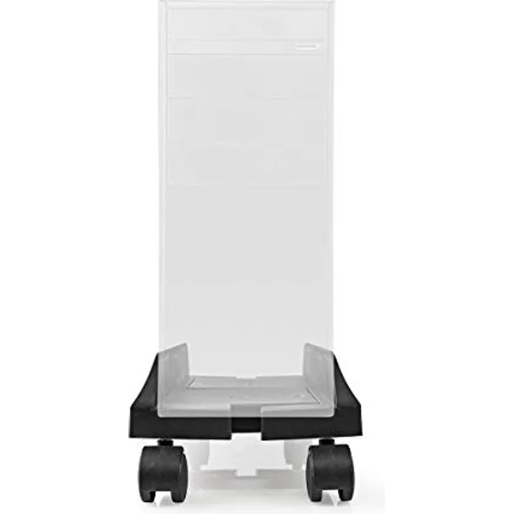 Desktop-PC-Ständer Breite einstellbar 4 verriegelbare Laufrollen – Bild 2