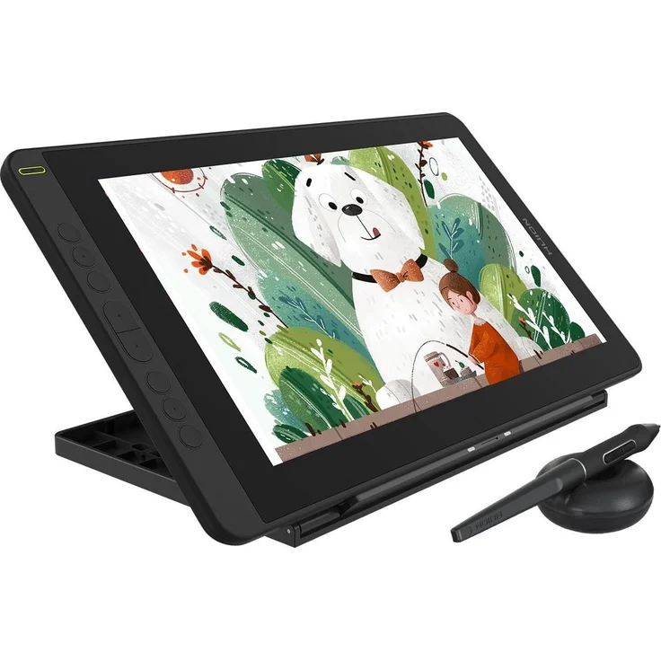 HUION Kamvas 12 Grafiktablett mit Display, 12 Zoll, 8192 Druckstufen, USB-C Anschluss, Volllaminierungstechnologie