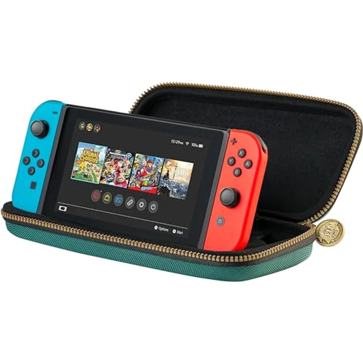 Nintendo Switch Game Traveler Zelda Tears of the Kingdom Deluxe Travel Case, grün – Bild 4