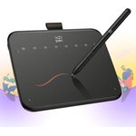 XP-Pen Deco 640 Grafiktabletts, 16.384 Druckstufen, Neigungssupport, Schwarz