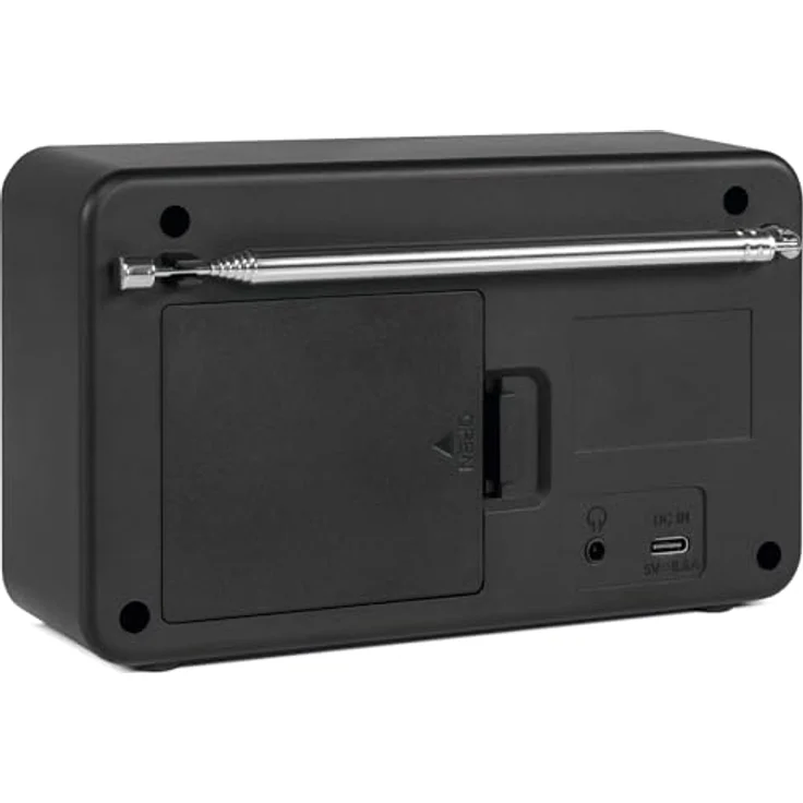 TECHNISAT Viola 200, Portables DAB+ Digitalradio mit UKW/RDS, Netz- und Batteriebetrieb, Weiß/Schwarz – Bild 3