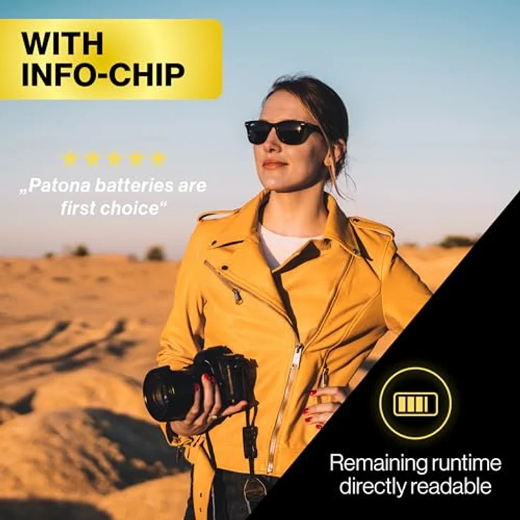 PATONA Protect Akku DMW-BMB9 E (895mAh), mit NTC Sensor und V1 Gehäuse, kompatibel mit Panasonic Lumix DC FZ82 FZ72 FZ62 FZ45 FZ48 FZ100 FZ150 und Leica V-LUX 3 – Bild 2
