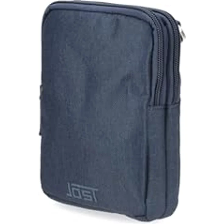 Jost Bergen Handytasche, 12 cm, blau, 100% Polyester, Maße 12 cm x 4 cm x 16 cm – Bild 2