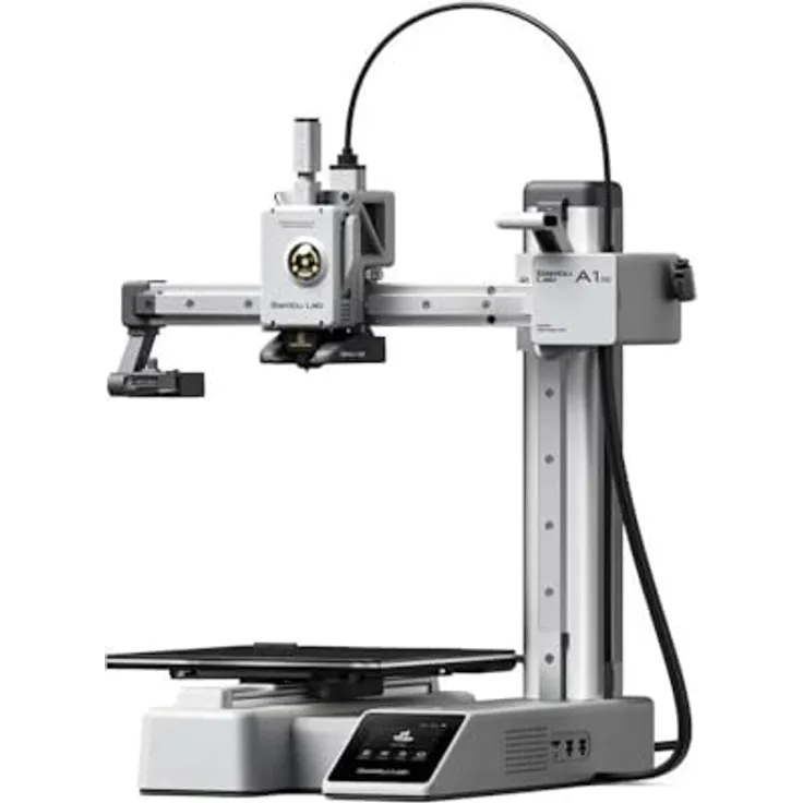 Bambu Lab A1 Mini 3D-Drucker – Präzision, Multifarbendruck, leise, Plug-and-Play, automatische Kalibrierung, Zeitrafferkamera, robustes Design