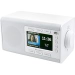 Soundmaster DAB900 Digitalradio mit DAB+ & UKW/FM, Bluetooth & Wecker, weiß