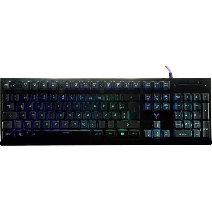 ISY Gaming Keyboard BK RGB LED
