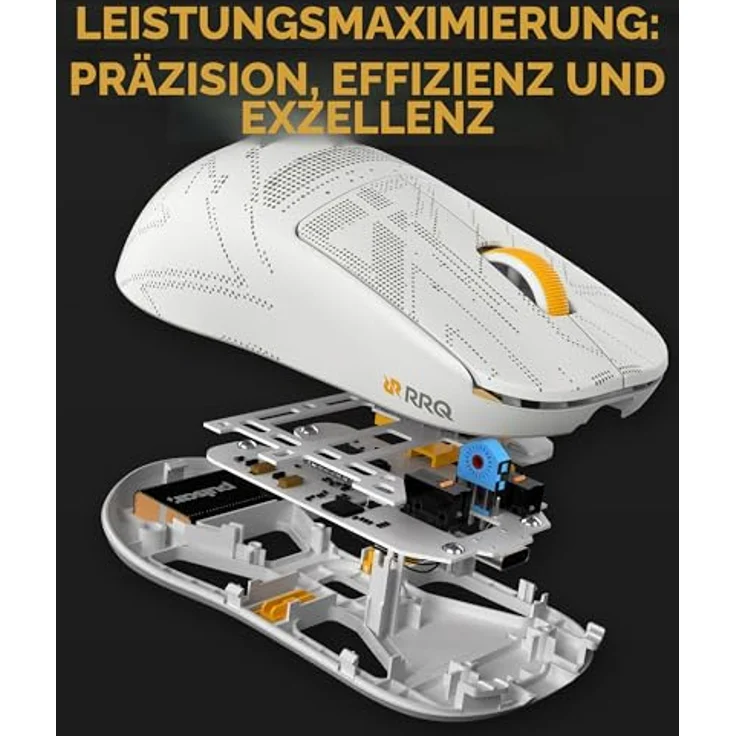 Pulsar x RRQ X2H kabellose Gaming-Maus, Limitierte RRQ Edition, Ultraleicht 54 g, 26000 DPI, PAW3395 Sensor, symmetrischer ergonomischer Griff – Bild 2
