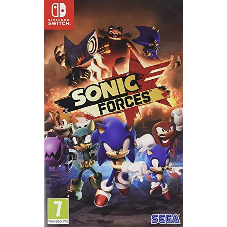 SEGA SONIC FORCES, Nintendo Switch Game - Fast-paced action with Modern Sonic, Classic Sonic, and Custom Hero character