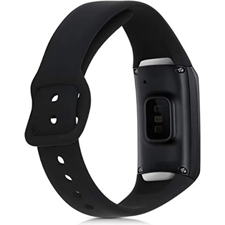 kwmobile 2X Sportarmband Set für Samsung Galaxy Fit (SM-R370) - Verstellbares TPU Silikon Armband in verschiedenen Farben, reißfest und flexibel – Bild 4