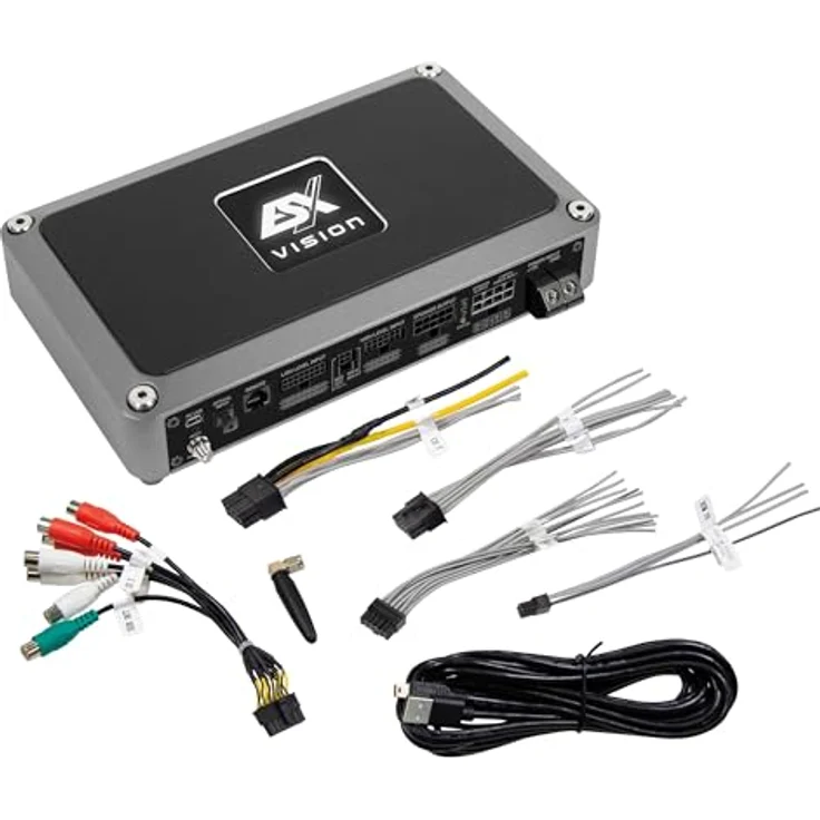 ESX ESX VISION VE900.7SP, 7-Kanal Verstärker mit 900 Watt RMS und 8-Kanal DSP, kompakt und mit Bluetooth – Bild 7
