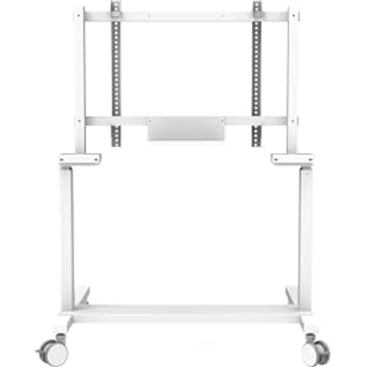 celexon Display Rollwagen Pro Adjust-42100MW - Elektrische Höhenverstellung - für 42" - 100" - Traglast bis 120kg - weiß – Bild 4
