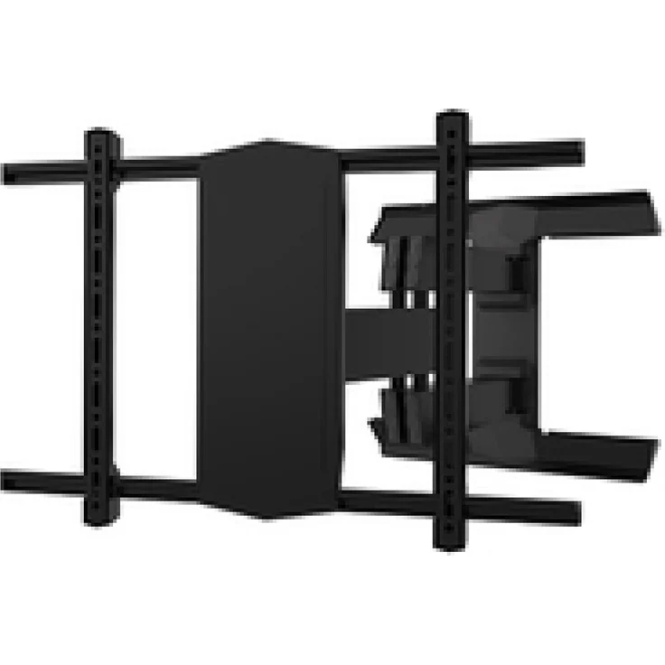 b-tech Twin Cantilever Arm Flat, Wandhalterung für 75" Monitore bis 50 kg, Schwarz