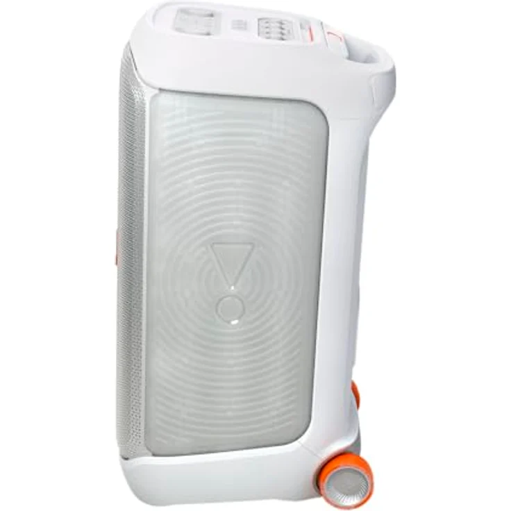 JBL PartyBox Stage 320 Party Lautsprecher Weiß 240 W, kraftvoller JBL Pro Sound, futuristische Lichtshow, bis zu 18 Stunden Wiedergabezeit – Bild 7