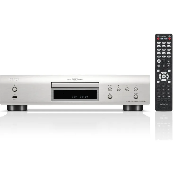 Denon DCD-900NE CD-Player mit Advanced AL32 Processing Plus, USB-Anschluss, und Hi-Res-Audio-Unterstützung