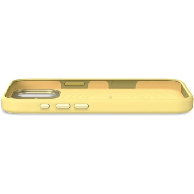 Decoded Silikonhülle für iPhone 17, Antibakterielle Beschichtung, MagSafe Kompatibel, Fallschutz, Kratzfest, Gelb – Bild 4