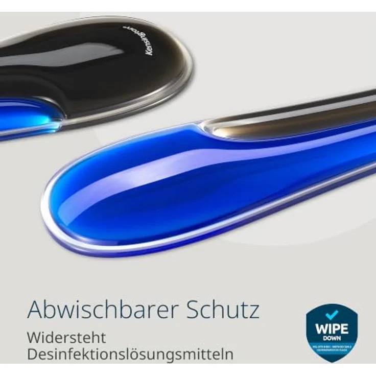 KENSINGTON Slim Duo Gel Handballenauflage, ergonomische Unterstützung mit Belüftungskanal, blau – Bild 6