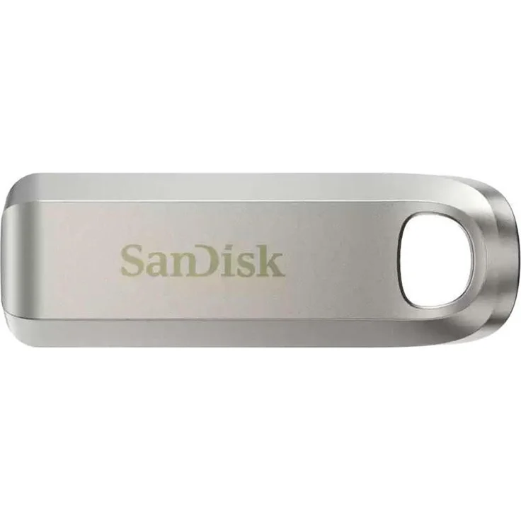 SanDisk Ultra Luxe USB-Flash-Laufwerk, 32 GB, USB-C 3.2 Gen 1, einziehbarer Stecker, Schlüsselanhängeröse