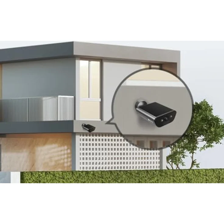 EZVIZ EB5 4K Solar-Überwachungskamera für den Außenbereich, kabellos, mit Farbnachtsicht, menschlicher und Fahrzeugerkennung, Zwei-Wege-Audio, wetterfest – Bild 3