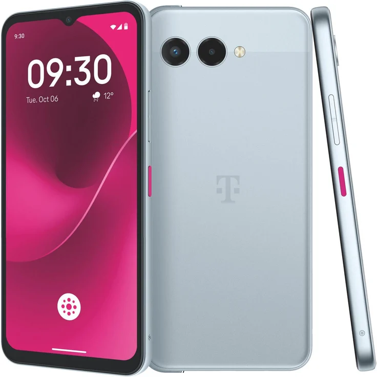 Telekom T Phone 3 128 GB - Icy Silver (128 GB, icy silver, 6.60"), Smartphone, Silber – Bild 1