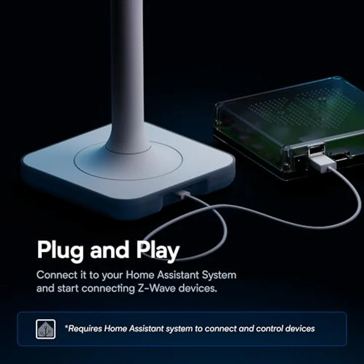 Nabu Casa Home Assistant ZWA-2, Smart Home Hub mit Z-Wave 800-Chipsatz, Weiss – Bild 4