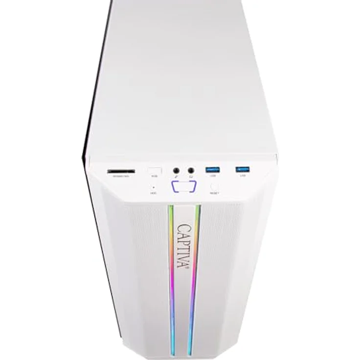 Captiva PC Advanced Gaming I95-894, Desktop-PC mit Intel i5-14400F, NVIDIA RTX 5060 8GB, 1TB SSD, 32GB RAM, WLAN, weiß, ohne OS – Bild 3
