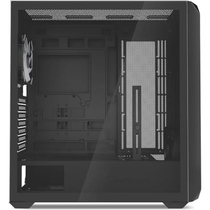 Sharkoon AK2 RGB Black, ATX PC-Gehäuse mit gehärtetem Glas und RGB-Beleuchtung – Bild 4