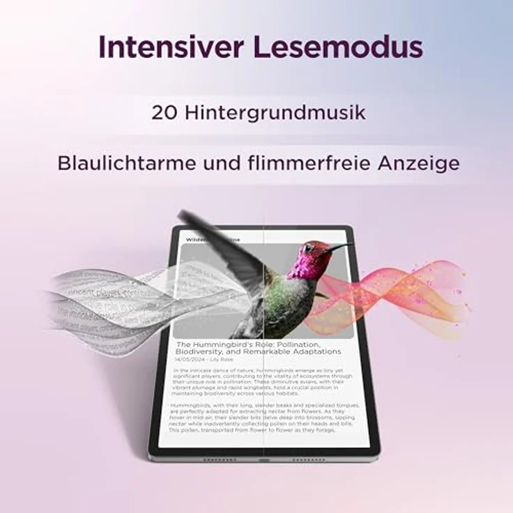 Lenovo Idea Tab Pro TB373FU, 12.7" 3K Tablet mit MediaTek Dimensity 8300, 8GB RAM, IP52, Luna grau – Bild 6