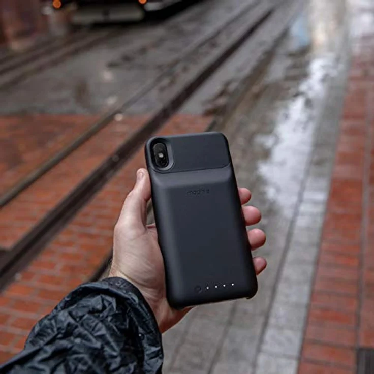 mophie Juice Pack Kabellose Ladehülle für iPhone XS schwarz – Bild 5