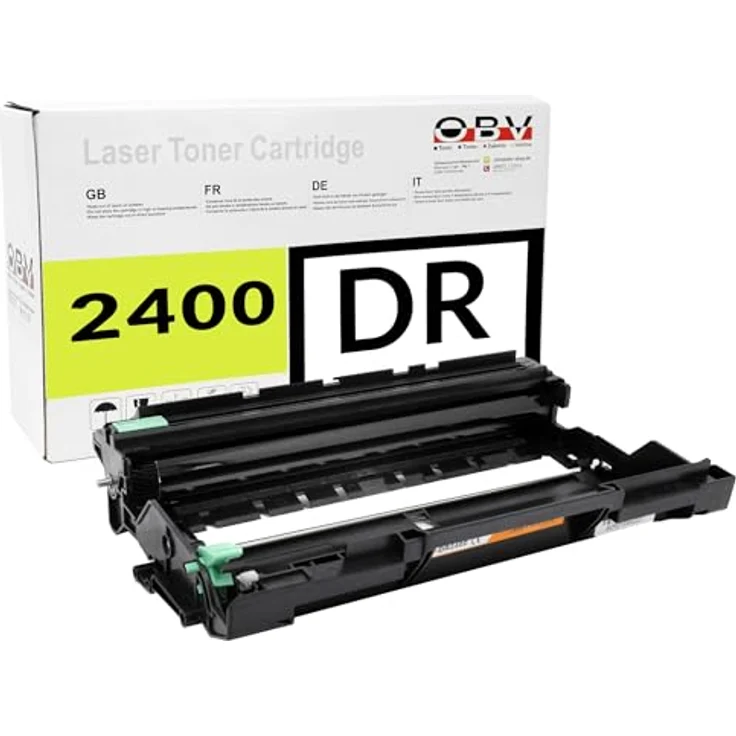OBV Kompatible Trommeleinheit für Brother DR-2400, 12000 Seiten Leistung, kompatibel mit DCP-L2530DW, HL-L2350DW, MFC-L2710DW – Bild 1