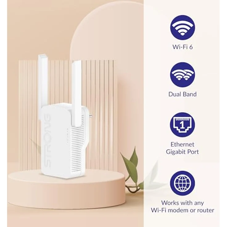 Strong Wi-Fi 6 Repeater AX3000: 2-in-1 WLAN Verstärker und Access Point, Steckdosenlösung für Highspeed Internet bis zu 3000 Mbit/s, perfekt für Zuhause und Garten – Bild 5