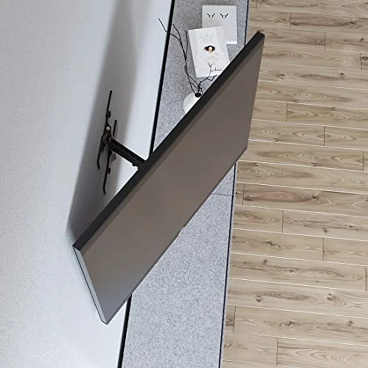 TV-Wandhalterung, schwenkbar, neigbar, extra flach, 122 cm (48") bis 25 kg – Bild 3