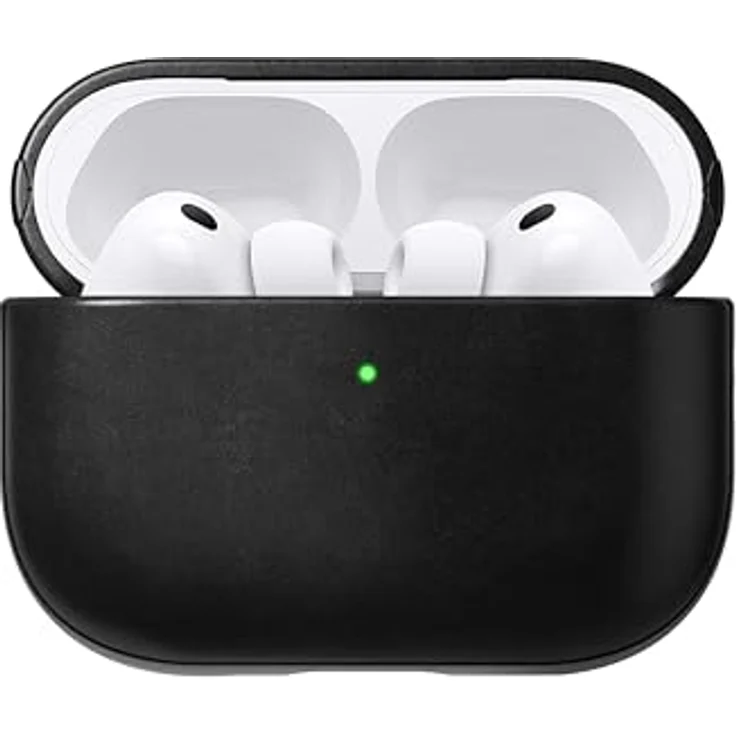 Nomad Modern Leather Case für AirPods Pro 3, Echtleder Schutzhülle mit Präzisionsausschnitten, Schwarz – Bild 8
