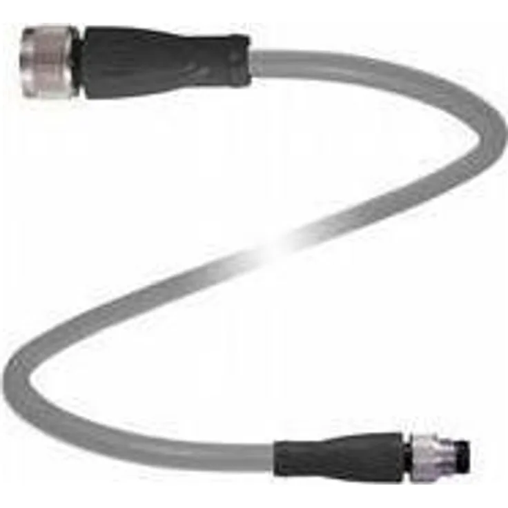 Pepperl & Fuchs Verlängerungskabel M12-M8, 0,60m, 4-polig, grau, für industrielle Anwendungen