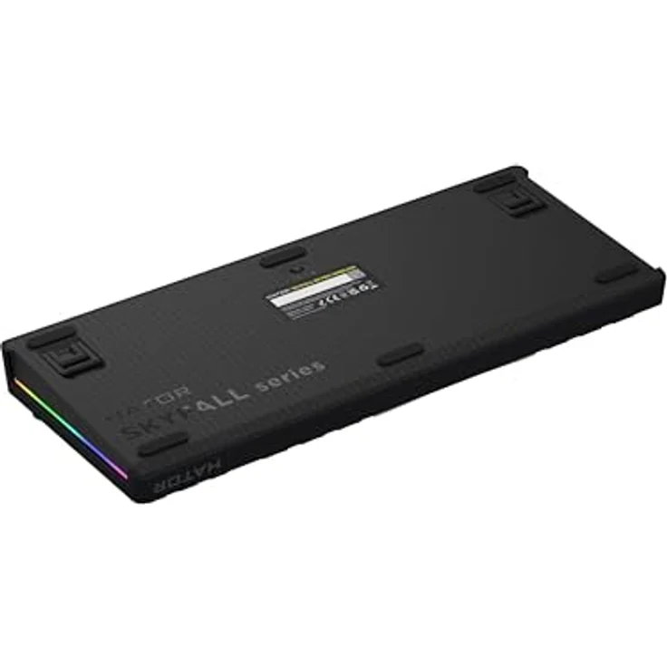 HATOR Skyfall Pro Wireless 80, Mechanische Tastatur mit RGB-LED, USB + RF Wireless + Bluetooth, QWERTY, Schwarz/Grau – Bild 4