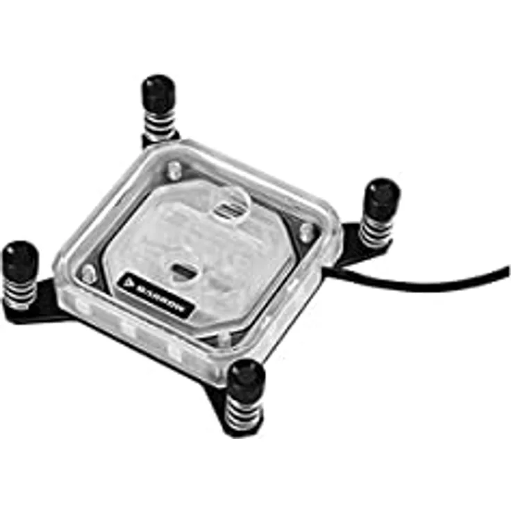 Barrow Intel Platform jetting Micro Waterway CPU Water Block Acrylic Aurora - White - Wasserkühlung mit hochwertigem Material, flexibler Gestaltung und Langlebigkeit