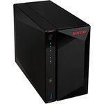 Asustor AS5202T 2GB NAS 40TB (2X 20TB) WD Red Pro, montiert und getestet mit SE ADM installiert