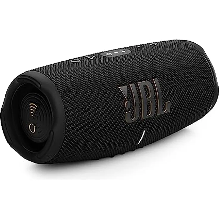 JBL Charge 5 Wifi – Kabelloser Lautsprecher mit Bluetooth und Wifi – Wasser- und staubdicht – Integrierte Powerbank – Bis zu 20 Stunden Akkulaufzeit – Schwarz