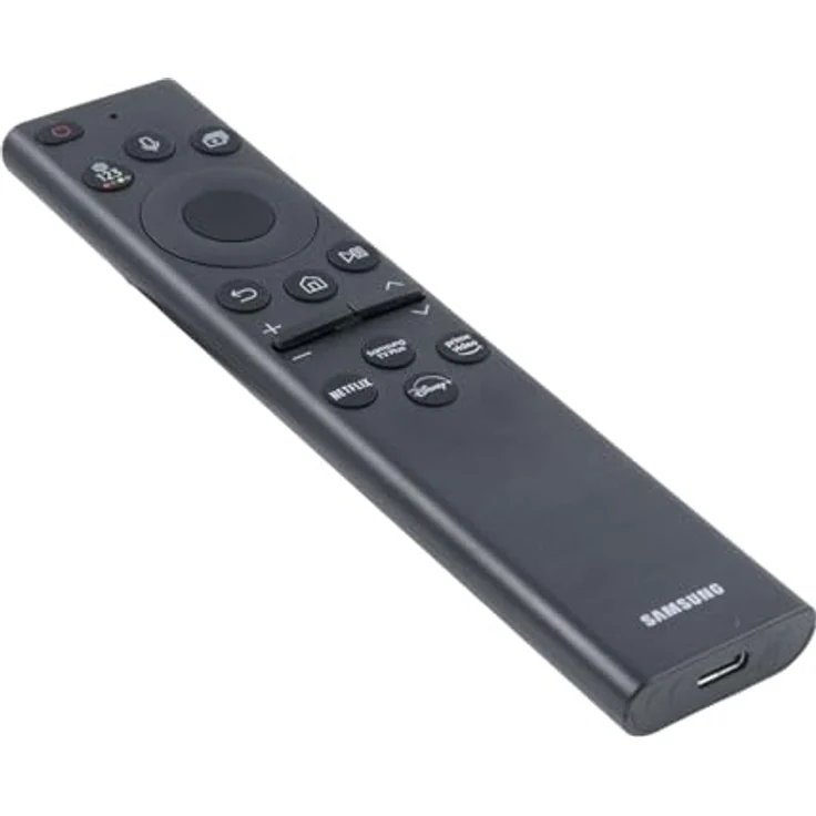 Samsung Original Fernbedienung BN59-01385B, Eco Solar Sprach-Fernbedienung für Samsung TVs, USB C, leicht und umweltfreundlich, kompatibel mit Google Assistant – Bild 3