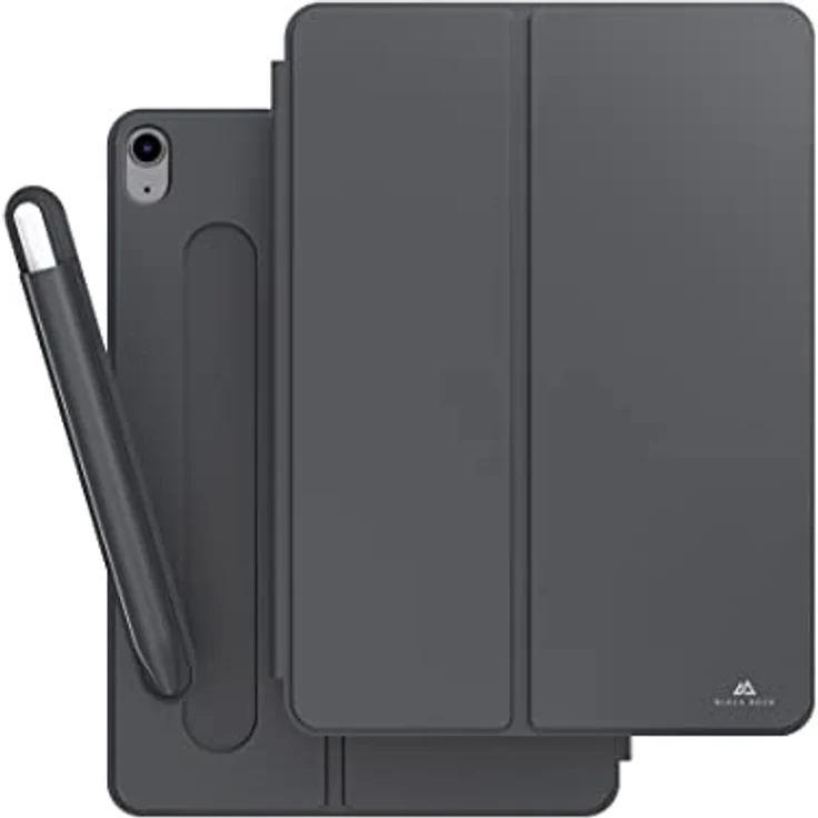 Black Rock Magnetische Hülle, Case Passend für Apple iPad Air 5. Generation 2022 10,9 Zoll I Stoßfeste Smart Cover, Stifthalter (Schwarz) – Bild 2