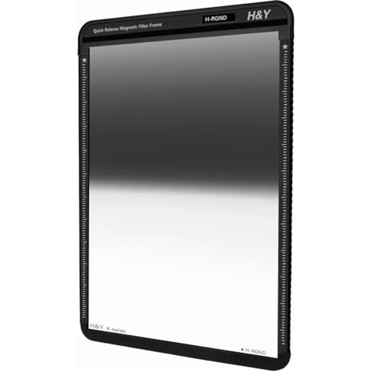 H&Y K-Serie Grauverlaufsfilter 0.6 ND4 Reverse, 100 x 150 mm, 2 Blendenstufen, magnetisches Fotofilter-System, Gorilla-Glas 3 mit Nano-Beschichtung – Bild 1