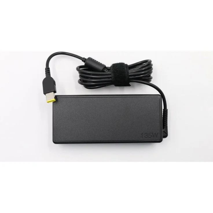 Lenovo AC Adapter 135W 100-240V, Notebook Netzteil mit 6.75A Ausgangsstrom für schnelle Aufladung, kompakt und leicht
