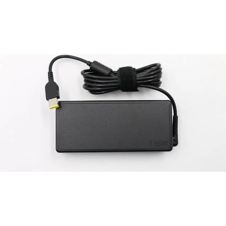 Lenovo AC Adapter 135W 100-240V, Notebook Netzteil mit 6.75A Ausgangsstrom für schnelle Aufladung, kompakt und leicht